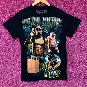 Lil Wayne Young Money Got Money Themed T-Shirt Small